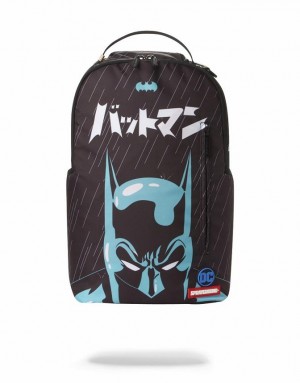 Black Men's Sprayground Batman Backpacks | VEUH12549