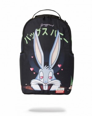 Black Men's Sprayground Bugs Backpacks | UDVG04871