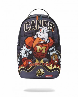 Black Men's Sprayground Canes Muscle Backpacks | SHAT12648