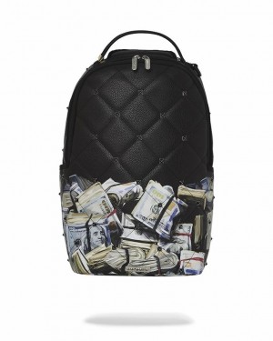 Black Men's Sprayground Cayman Islands Backpacks | PBYI25076