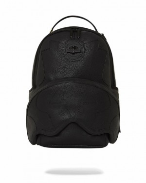 Black Men's Sprayground Heavy Metal Shark Backpacks | ZEYN08652