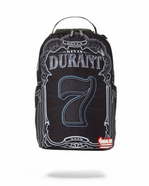 Black Men's Sprayground Nba Durant Money Backpacks | OLKX41360