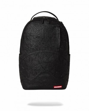 Black Men's Sprayground Nightflight G800 Backpacks | MJPV74956