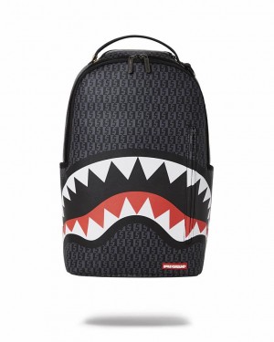 Black Men's Sprayground Spraygatti Revv Backpacks | WUMC86123