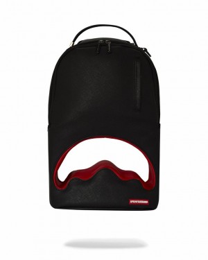 Black Men's Sprayground The Decoder Backpacks | JENG67853