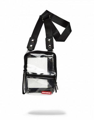 Black Women's Sprayground 20/20 Vision Slings Bag | VGFE59108