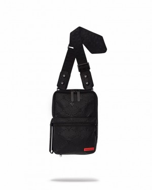 Black Women's Sprayground 7/24 Slings Bag | FGYE02539