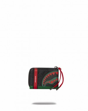 Black Women's Sprayground Dinero Wallets | LSJU07598