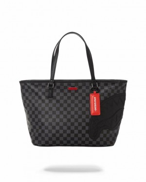 Black Women's Sprayground Henny Tote Bags | QNLX51498