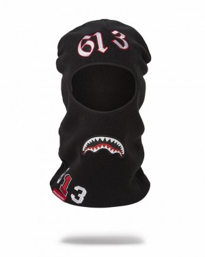 Black Women's Sprayground Mean & Clean Ski Mask | LRSD57869