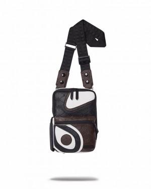 Black Women's Sprayground V.V.I.P Slings Bag | DOLS70248