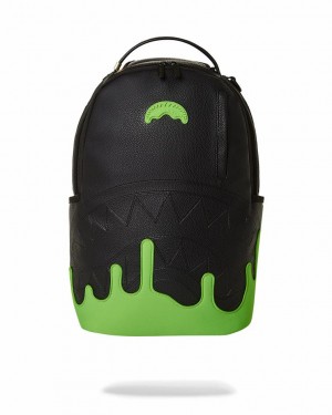 Black Yellow Men's Sprayground Anti-gravity Backpacks | AOPI21640