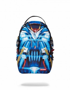 Blue Men's Sprayground Anime Jet Pack Mini Backpacks | CUXJ13876