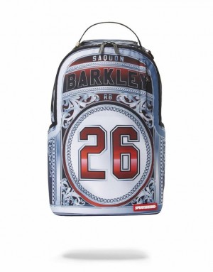 Blue Men's Sprayground Nfl Saquon Barkley Backpacks | ZOKR94278