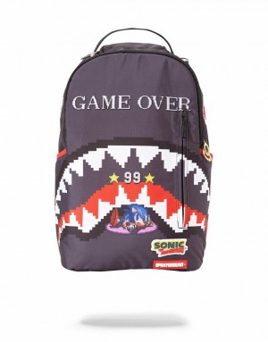 Blue Men's Sprayground Sharks In Paris Polaris Backpacks | XMZS48193