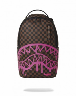 Brown Men's Sprayground The Artists Touch Backpacks | SJBC68921