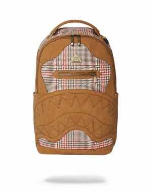 Brown Men's Sprayground Turbo 500 Backpacks | XPTD13705