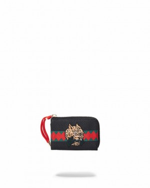 Brown Women's Sprayground Italia Diviso Wallets | RXCU51972