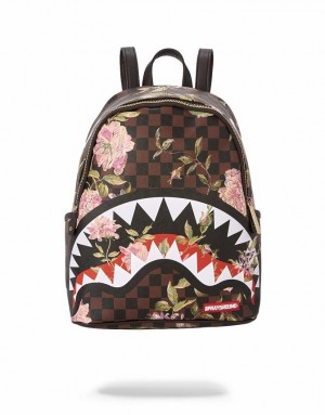 Brown Women's Sprayground Sharkflower Savage | SXWE04561