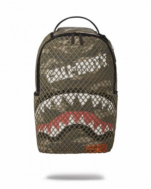 Green Men's Sprayground Call Of Duty Backpacks | TZEK37248