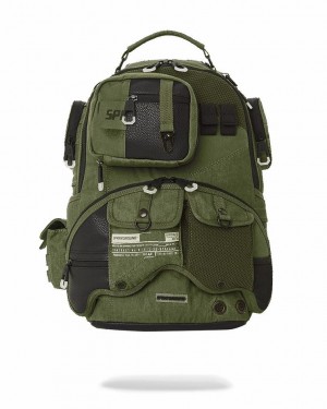 Green Men's Sprayground Special Ops Operation Succe Backpacks | GRMX16243