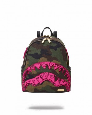 Green Women's Sprayground Drop Zone Savage | QICS17980