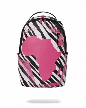 Multicolor Men's Sprayground A.I.8 African Intelligence Backpacks | KTSI98574