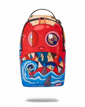 Multicolor Men's Sprayground Alternate Reality Backpacks | JACZ51862