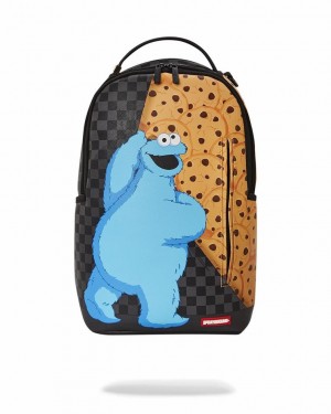 Multicolor Men's Sprayground Cookie Monster Reveal Backpacks | LAWD59418