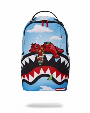 Multicolor Men's Sprayground Diablo Money Dreams Backpacks | PKHD67415