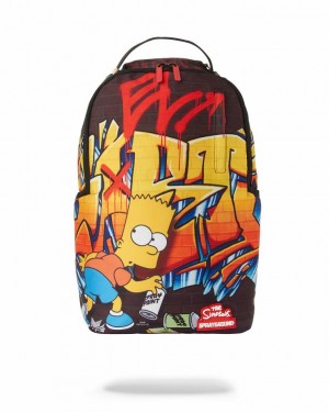 Multicolor Men's Sprayground El Barto Backpacks | FWPR31472