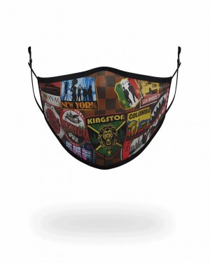 Multicolor Men's Sprayground Global Mogul Face Masks | ZGHO14372