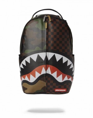 Multicolor Men's Sprayground Jungle Paris Backpacks | GIVU36528