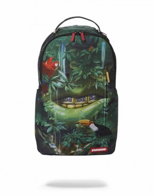 Multicolor Men's Sprayground Mama Nature Backpacks | DGVS20197