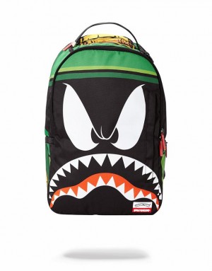 Multicolor Men's Sprayground Marvin The Martian Shark Backpacks | CAKE40786