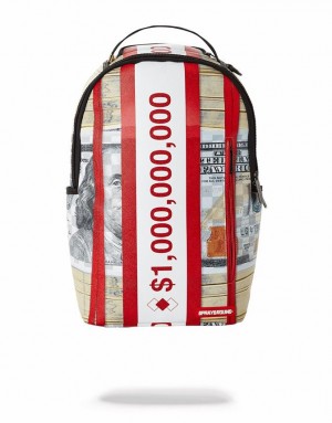 Multicolor Men's Sprayground Money Bands Backpacks | JVQX63104