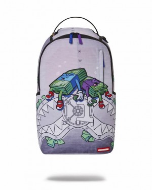 Multicolor Men's Sprayground Money Boys Backpacks | BZHE76132