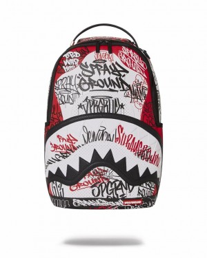 Multicolor Men's Sprayground Mysterious Mastermind Backpacks | CJYU04398