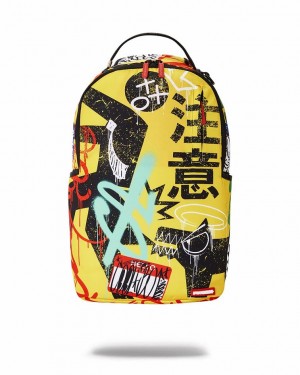 Multicolor Men's Sprayground Off The Leash Backpacks | FEWD14860