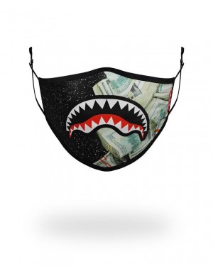 Multicolor Men's Sprayground Party Shark Face Masks | WDYB24973