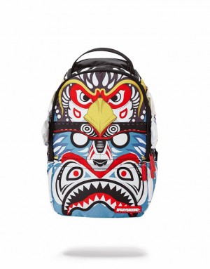 Multicolor Men's Sprayground Reflective Apache Wings Mini Backpacks | AKBQ16094