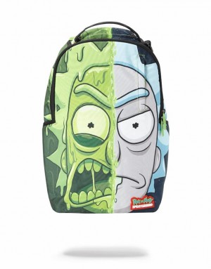 Multicolor Men's Sprayground Rick & Morty Backpacks | FDMR50347