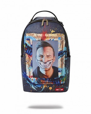 Multicolor Men's Sprayground Ron English Super Limited Edition Backpacks | MULS91083