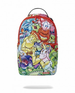 Multicolor Men's Sprayground Smashed Backpacks | OJTF28054