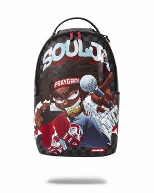 Multicolor Men's Sprayground Soulja Boy Backpacks | JFNZ35174