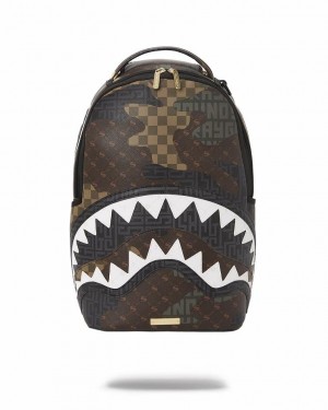 Multicolor Men's Sprayground Stealth Mode Backpacks | OZAE37145