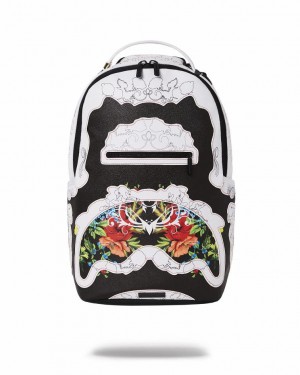 Multicolor Men's Sprayground The Floral Cut Backpacks | GDTW12408