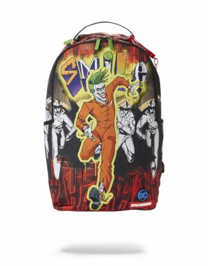 Multicolor Men's Sprayground The Joker Backpacks | DMJA64820