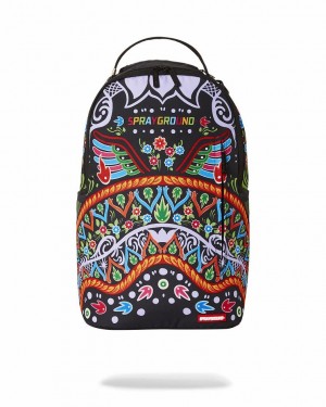 Multicolor Men's Sprayground The Valley Backpacks | IYGL42875