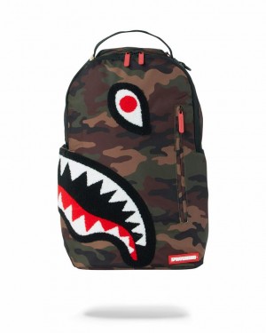 Multicolor Men's Sprayground Torpedo Shark Backpacks | HXCS30574